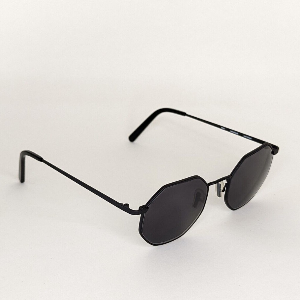 ACE & TATE Elton Matte Black Sunglasses 52[]19 / 145 Handmade READ DESCRIPTION.